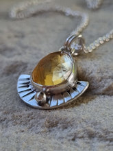 Load image into Gallery viewer, Citrine Sunray Pendant 2