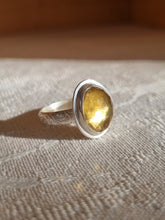 Load image into Gallery viewer, Sterling silver & Citrine Ring