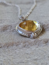 Load image into Gallery viewer, Citrine Sunray Pendant