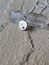 Load image into Gallery viewer, Stella Necklace with teal Sapphire #5