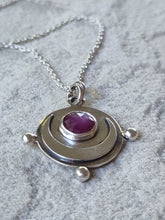 Load image into Gallery viewer, La Lune Medallion in Ruby