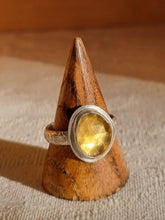 Load image into Gallery viewer, Sterling silver & Citrine Ring