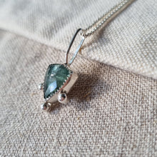 Load image into Gallery viewer, Teal Kyanite Trillion Pendant 1
