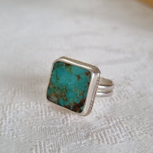 Load image into Gallery viewer, Turquoise Silver925 Handmade Ring
