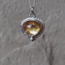 Load and play video in Gallery viewer, Citrine Sunray Pendant
