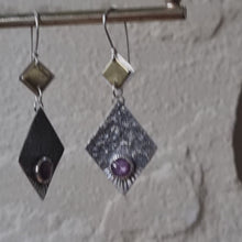 Load and play video in Gallery viewer, Ruby Starry Night Earrings✨️
