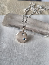 Load image into Gallery viewer, Stella Necklace with teal Sapphire #8
