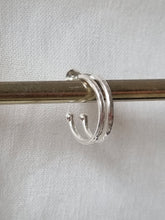 Load image into Gallery viewer, Hammered Hoops~ small
