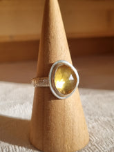 Load image into Gallery viewer, Sterling silver &amp; Citrine Ring
