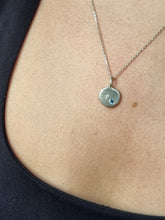 Load image into Gallery viewer, Stella Necklace with teal Sapphire #5
