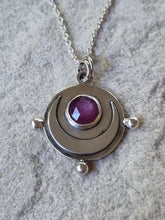 Load image into Gallery viewer, La Lune Medallion in Ruby
