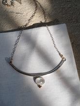 Load image into Gallery viewer, Cuff necklace in Moonstone
