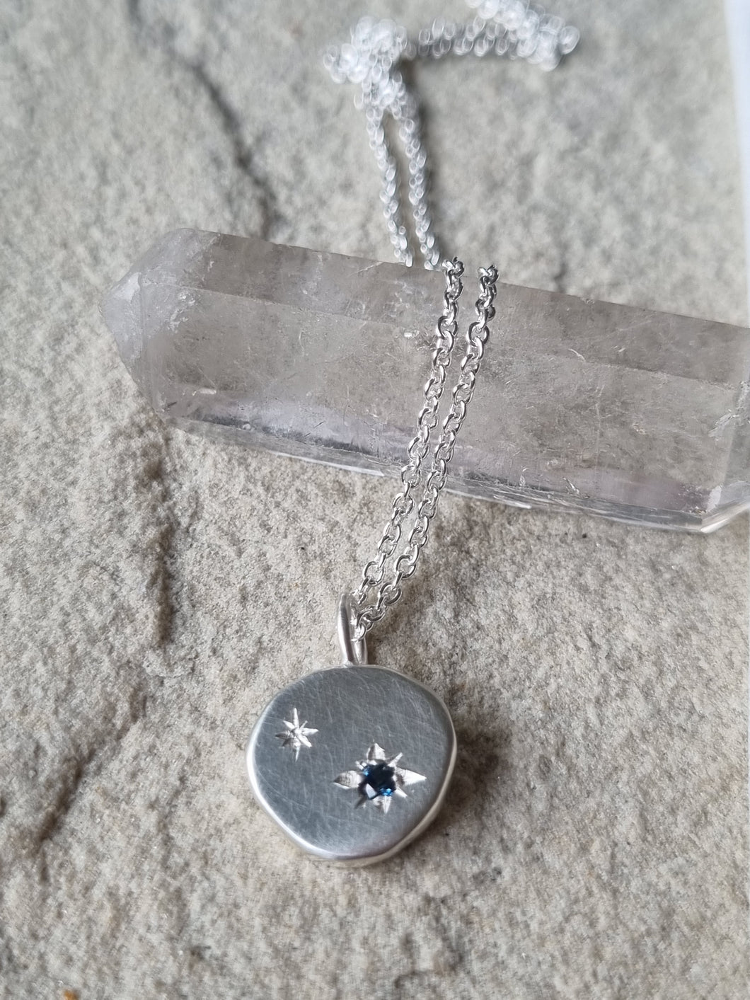 Stella Necklace with Australian Sapphire #3