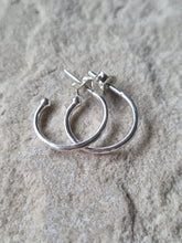Load image into Gallery viewer, Hammered Hoops~ small
