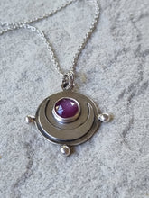 Load image into Gallery viewer, La Lune Medallion in Ruby
