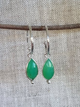 Load image into Gallery viewer, Charmhoops in Chrysoprase #3
