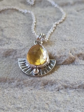 Load image into Gallery viewer, Citrine Sunray Pendant 2
