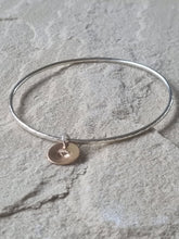 Load image into Gallery viewer, Charm Bangle ~ Heartspace Goldfilled
