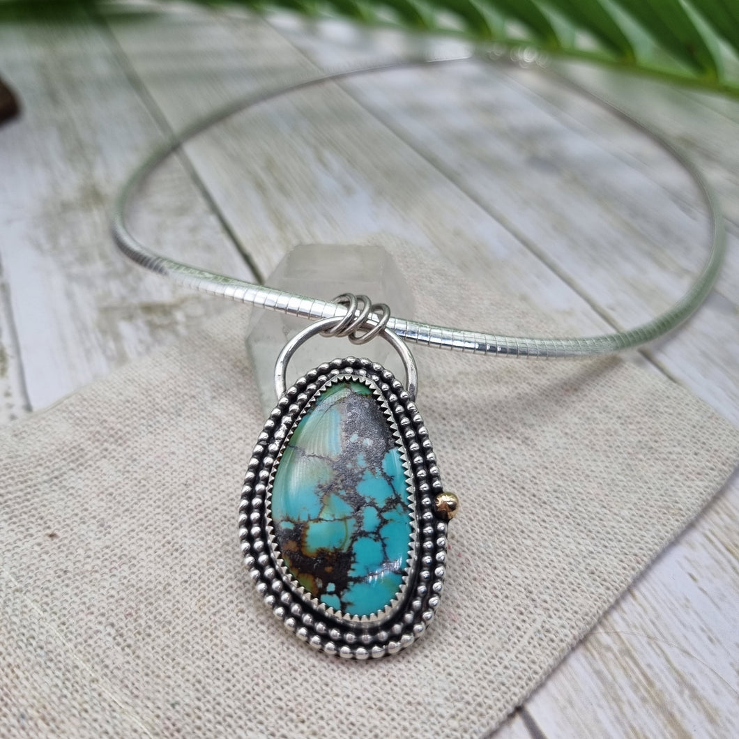 Turquoise Seeds Pendant